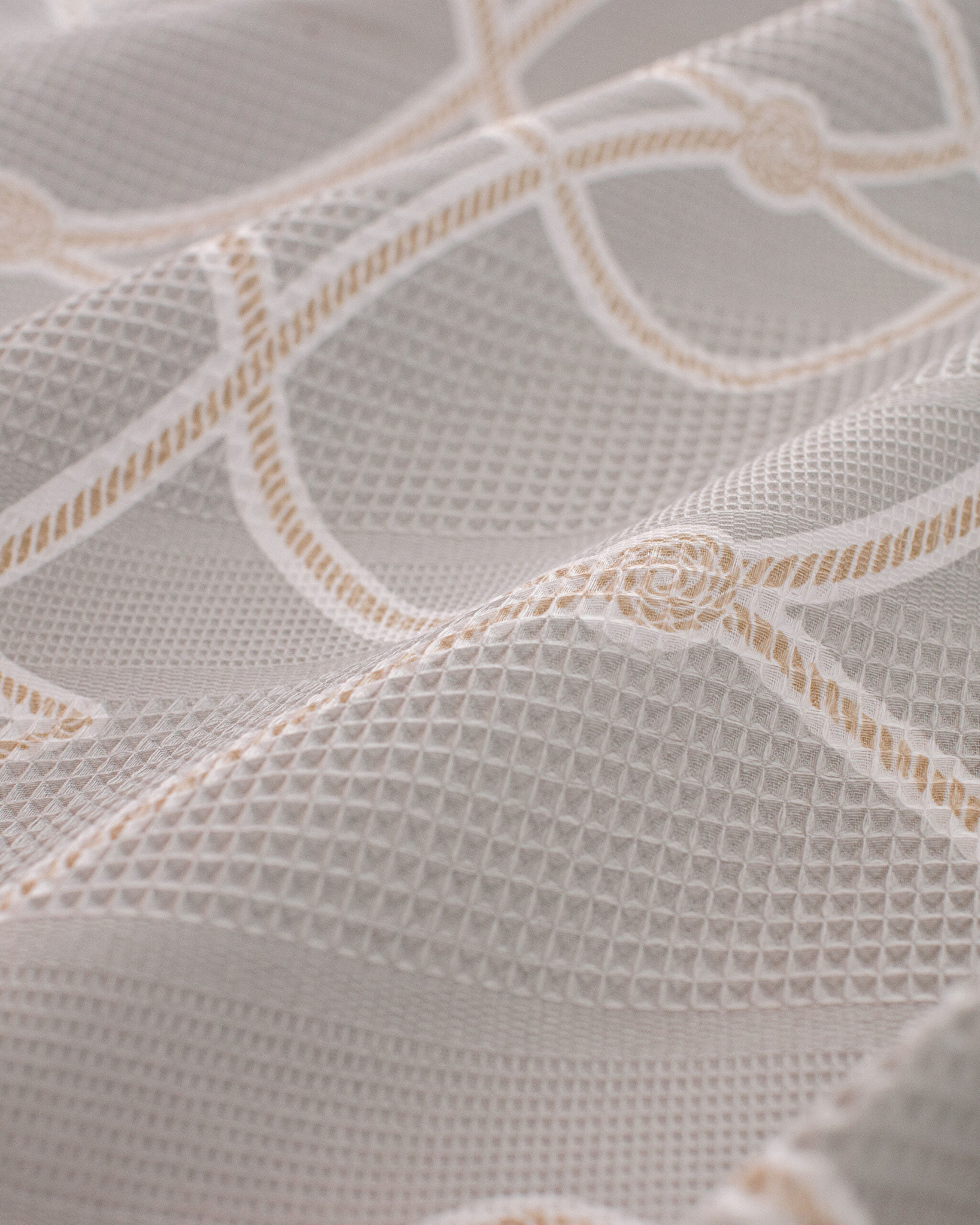 Ensemble piqué imprimé cartonné Fonte Double 100 % coton - Gris - 5